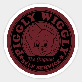 Vintage Piggly Wiggly Sticker